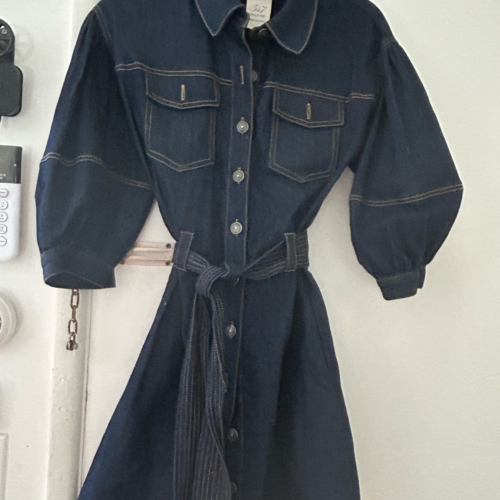 Cinq Sept Indigo Denim Dress